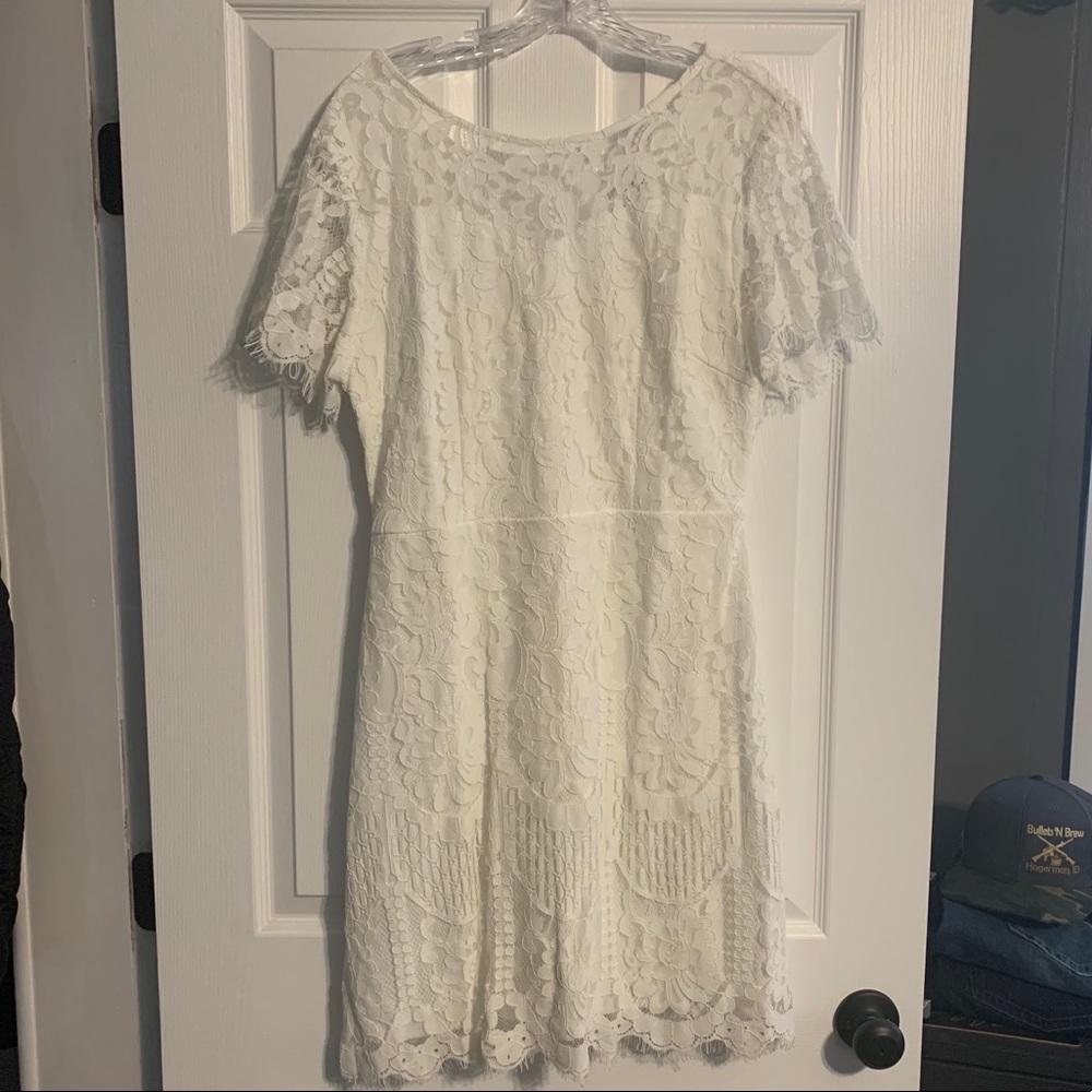 White Lace Dress